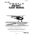 USAF Series 0-1A E,F and G Aircraft Flight Manual/POH