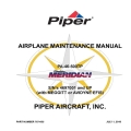 Piper PA-46-500TP Malibu Meridian SN 4697001 and UP Airplane Maintenance Manual 767-005_v10