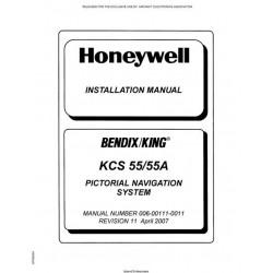 Bendix King KCS 55/55A Pictorial Navigation System Installation Manual 006-00111-0010_v2007