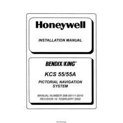 Bendix King KCS 55 55A KCS-55-55A Pictorial Navigation System Installation Manual 006-00111-0010_v2002