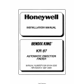 Bendix King KR 87 Automatic Direction Finder  Installation Manual 006-00184-006