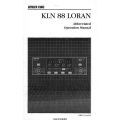 Bendix King KLN 88 Loran Abbreviated Operation Manual 006-08459-0000