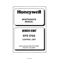 Bendix King KFS 576A Control Unit Maintenance Manual 006-15718-0000