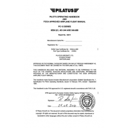 Pilatus PC-12 Series MSN 321, 401-544 and 546-888 Pilot's Operating Handbook and  Airplane Flight Manual 02211