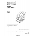 Sears Craftsman 107.24907 ZT 7000 2-Bin Bagger Operator's Manual 2004
