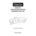 Club Car 2009-2011 Turf-Carryall 6 Vehicles Illustrated Parts List 103472610