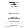 Beechcraft Starship 1 Model 2000 NC-4 and after Maintenance Manual ( Volume 1)122-590013-21B9