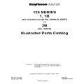 Hawker 125-1B Illustrated Parts Catalog IPC-125-1B