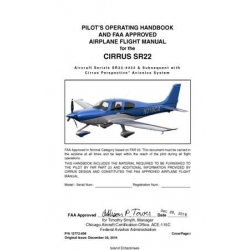 Cirrus Design SR22 Pilot's Operating Handbook and Flight Manual PIN 13772-006 2016