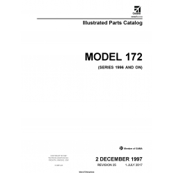 Cessna Model 172 (Series 1996 AND ON) Illustrated Parts Catalog 172RPC and 172RPC25
