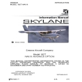 Cessna Model 182T Skylane NAV III Information Manual 182TIMAUS-01