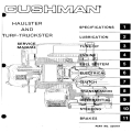 Cushman Haulster and Turf-Truckster Service Manual 826767