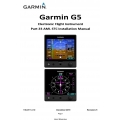 Garmin G5 Electronic Flight Instrument Part 23 AML STC Intsallation Manual 190-01112-10_Rev21_v19