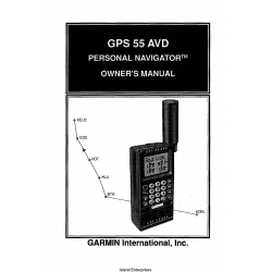 Garmin GPS 55 Personal Navigator Owner's Manual 190-00030-00