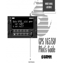 Garmin GPS 165 TSO Pilot's Guide/Owner's Manual & Reference 190-00066-00