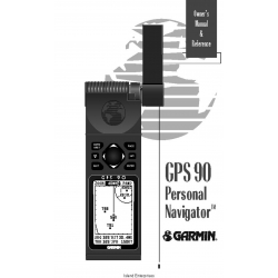 Garmin GPS 90 Personal Navigator Owner's Manual & Reference 190-00084-00