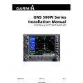 Garmin GNS 500W Series GPS 500W and GNSTM 530W/530AW/TAWS Installation Manual 190-00357-08