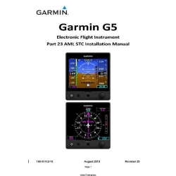 garmin g5 experimental installation manual