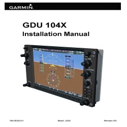 Garmin GDU 104X Installation Manual 190-00303-01_v20
