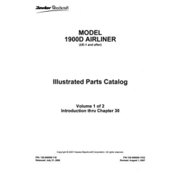 Beechcraft Model 1900D Airliner (UE-1 and after) Illustrated Parts Catalog 129-590000-11E2