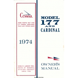 Cessna Model 177 and Cardinal Owner's Manual (1974) D1018-13