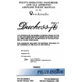 Beechcraft Duchess 76 Pilot's Operating Handbook and FAA Approved Airplane Flight Manual 105-590000-5A7