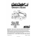 Cub Cadet Model 2150,2155 Owner's Guide 772-9080