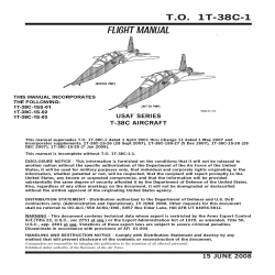 Northrop T-38C Flight Manual 1T-38C-1