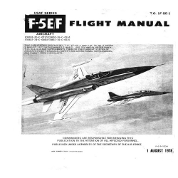 Northrop F-5E, F-5F Flight Manual 1F-5E-1_v78