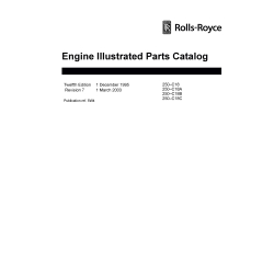 Rolls-Royce 250-C18 Series Engine Illustrated Parts Catalog 5W4