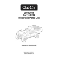 Club Car 2009-2011 Carryall 232 Illustrated Parts List 103472611