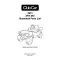 Club Car 2013 XRT 850 Illustrated Parts List 103997614