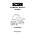 Club Car 2013 XRT 950 Illustrated Parts List 103997615