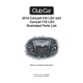 Club Car 2014 Carryall 510 LSV and Carryall 710 LSV Illustrated Parts List 105062823