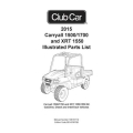 Club Car 2015 Carryall-1500-1700 and XRT-1550 Illustrated Parts List 105157110