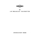 Collins 20T  AM Broadcast Transmitter Instruction Book 520-9312-00