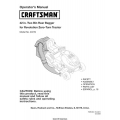 Sears Craftsman 24919 42-inch Two Bin Rear Bagger Operator's Manual 2008