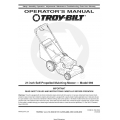 Troy-Bilt 21-inch Self-Propelled Mulching Mower Model 569 Operator's Manual 769-02344