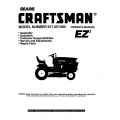 917.251490 18.5 HP Owner's Manual Lawn Tractor Craftsman