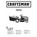 917.25333 15.5 HP Instruction Manual Craftsman