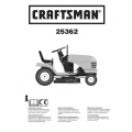 917.25362 15.5 HP Instruction Manual Craftsman