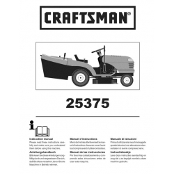 Craftsman 917.25375 17.5 HP Instruction Manual