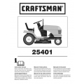 Craftsman 917.25401 15.5 HP Tractor Instruction Manual