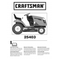 Craftsman 917.25403 17.5 HP Tractor Instruction Manual