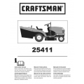 Craftsman 917.25411 15.5 HP Tractor Instruction Manual