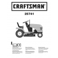 Craftsman 917.25741 17.5 HP Tractor Instruction Manual