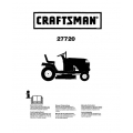 917.27720 17.5 HP Instruction Manual Craftsman
