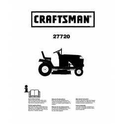 917.27720 17.5 HP Instruction Manual Craftsman