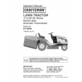 917.28033 17.5 HP 30" Mower Electric Start Automatic Transmission Lawn Tractor Owner's Manual Sears Craftsman