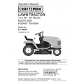 917.28805 17.5 HP 42" Mower Electric Start 6 Speed Transaxle Lawn Tractor Operator's Manual Sears Craftsman